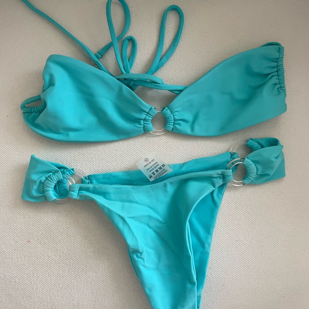 Heart of Sun swim turquoise set. Worn once. Great condition